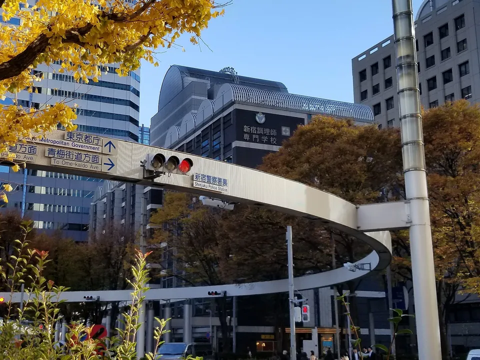 新宿警察署前十字路口
